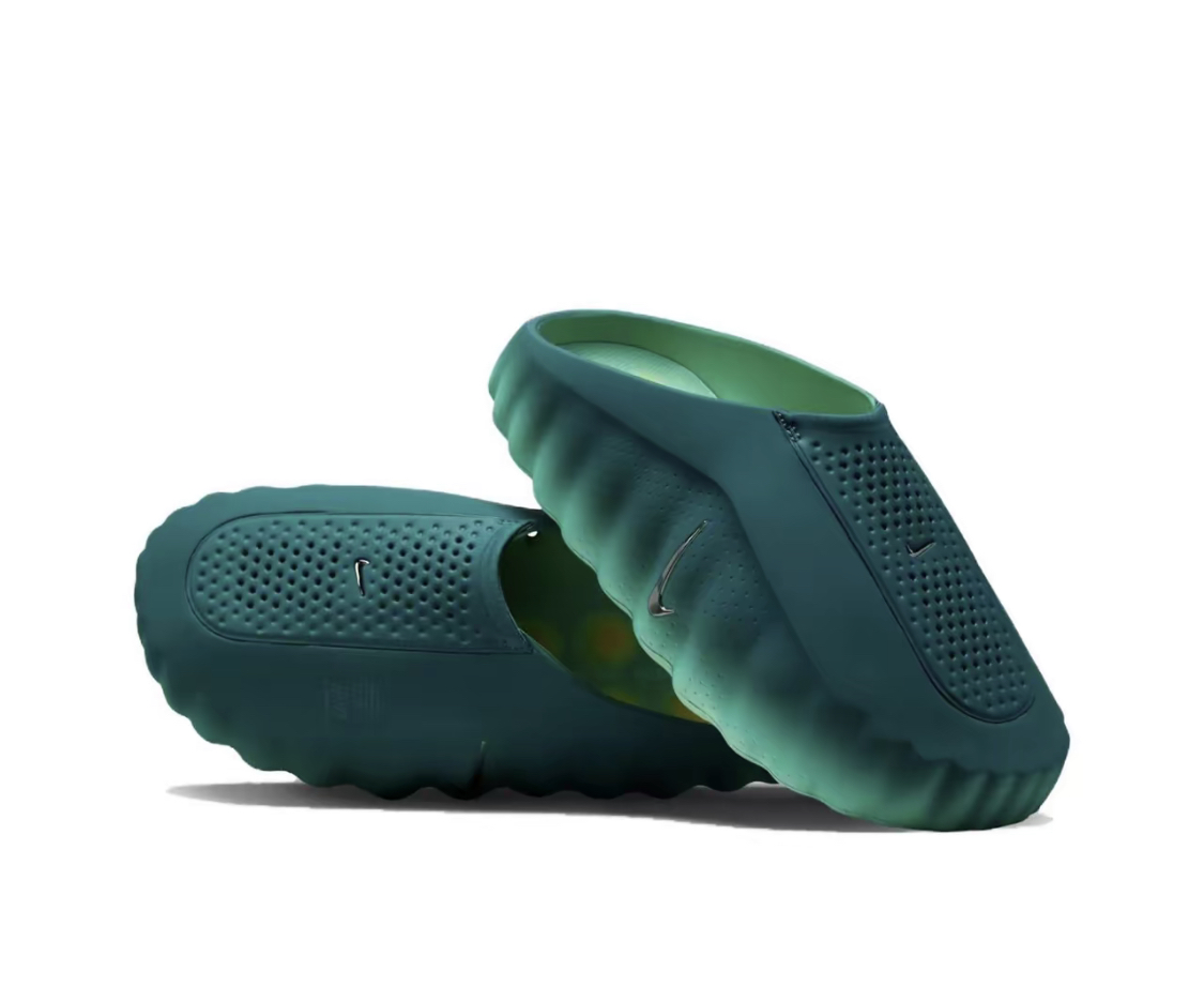 Nike Mind 001 貼合舒適包頭拖鞋 漸變綠