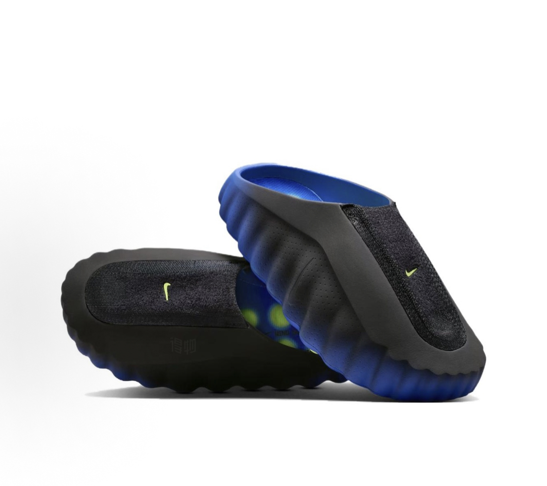 Nike Mind 001 貼合舒適包頭拖鞋漸變藍