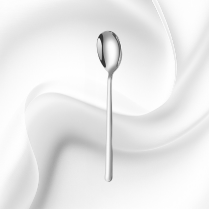 Household 304 Stainless Steel Eating Spoon, Durable Thickened Design
