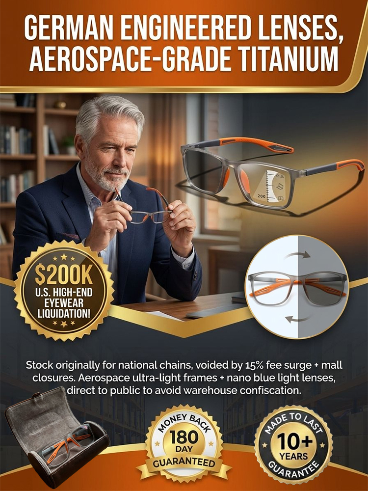 🕶️Smart Auto Focus Glasses | No need to change glasses often! One pair brings ultra-clear vision for near and far. No eye exam required, 0.1s fast focusing, blue light blocking and photochromic discoloration✨