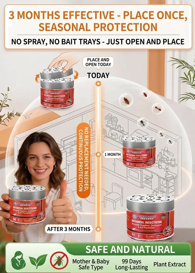 This mouse repellent box is equipped with cutting-edge bionic deterrence technology 💡. It releases natural scent to scare away mice and pests and make them flee voluntarily. No chemical agents, zero toxic residues, no medicine and no spraying needed ✅.