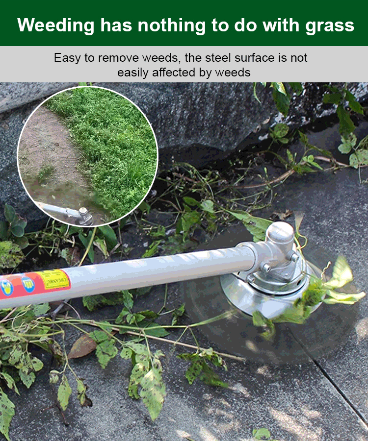 ✅Stop hand-pulling weeds! One pass clears every crack and corner.