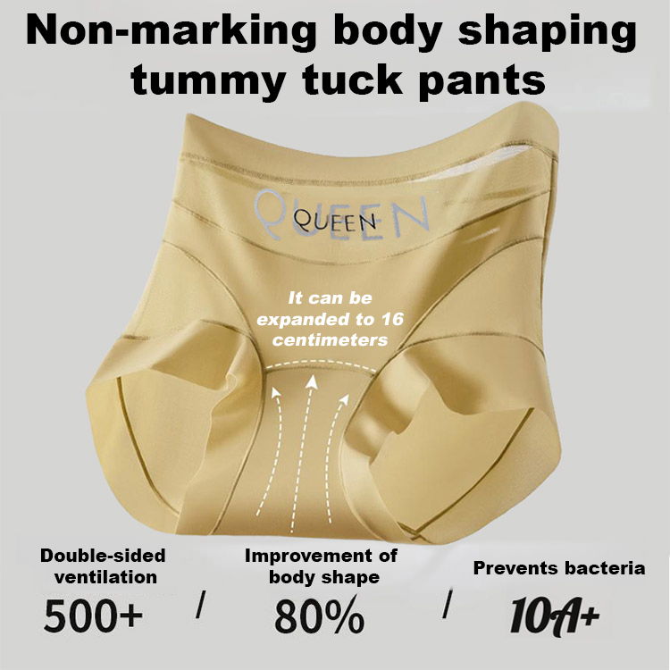 🩲 Women's exclusive shaping underwear adopts hyaluronic acid skin-nourishing fabric 💧. The double-layer compression design easily hides excess belly fat, ultra-thin and seamless, fits closely without tight binding.