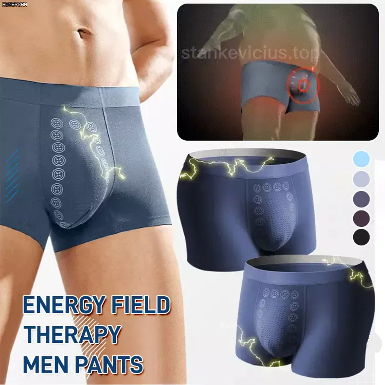 Tourmaline Magnetic Therapy Underwear – Say Goodbye to Men’s Health Troubles! 95% Antibacterial Rate + Breathable & Non-Stuffy! 😊