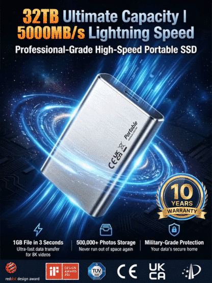 💡Stop paying for cloud storage. Own 32TB of hyper-speed pro power today.