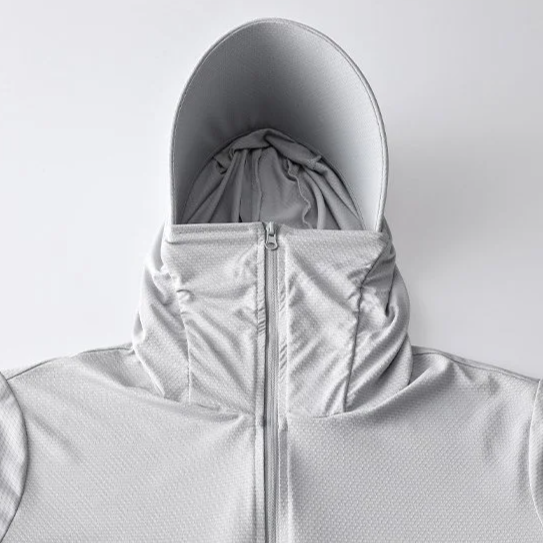 เสื้อผ้ากันแดดผ้าไหมน้ำแข็งสำหรับฤดูร้อน