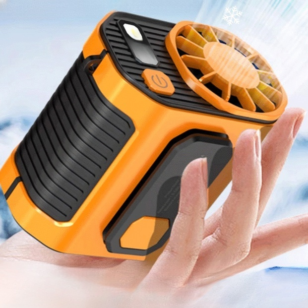 พัดลมพกพาแบบคาดเอวสำหรับใช้งานกลางแจ้งรุ่นใหม่