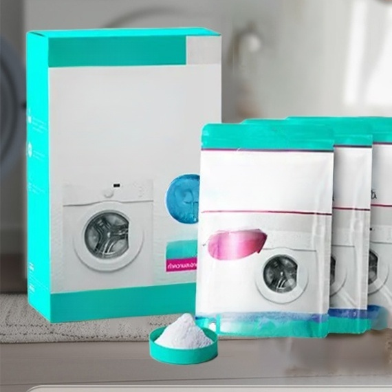 น้ำยาทำความสะอาดเครื่องซักผ้า ขจัดเชื้อราและคราบตะกรัน