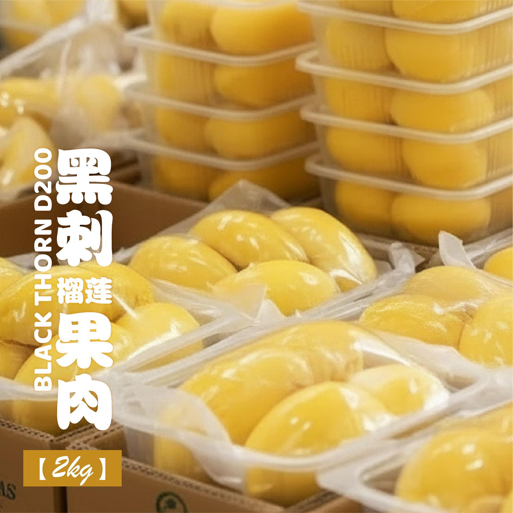 D200 黑刺 ◦ Black Thorn 【榴莲果肉/Durian Pulp】