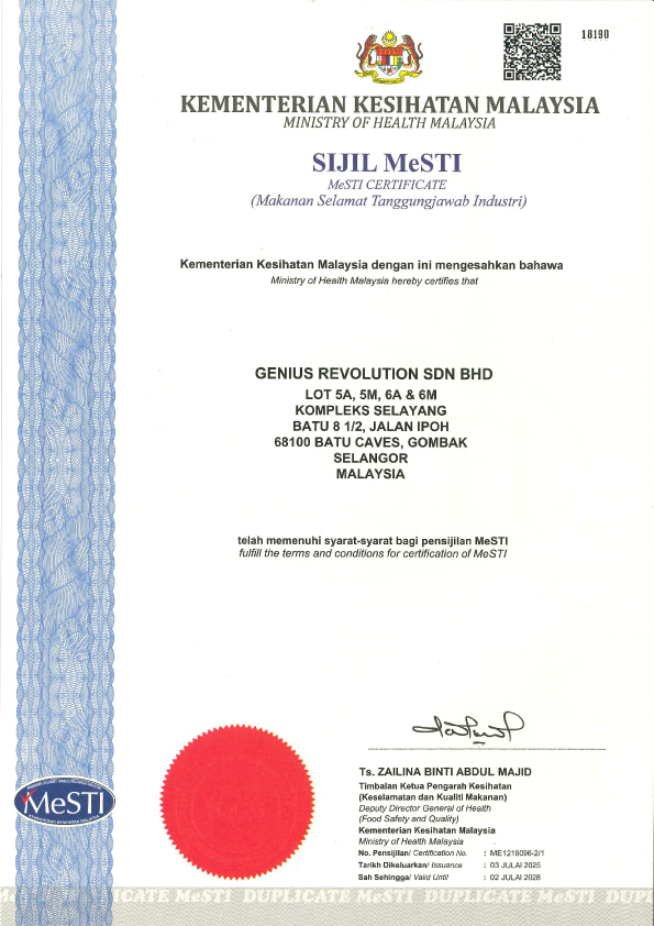 MeSTI Certificate 2025-2028