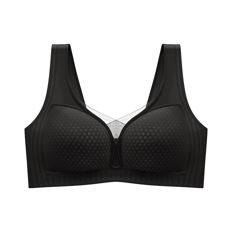 Veimia-JP-ソフトサポート涼感ホールカップシームレスブラジャー