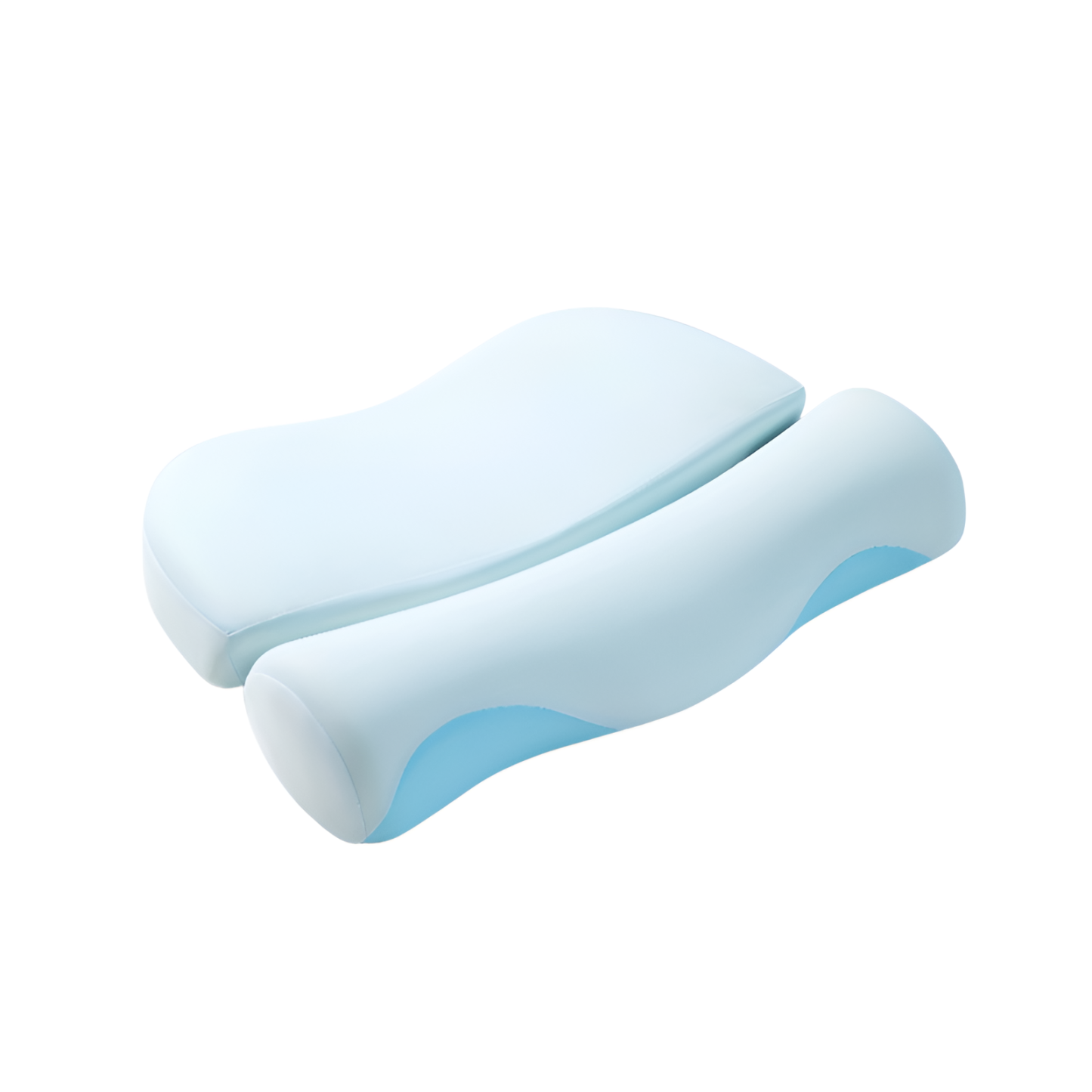 頸椎を保護し、睡眠を助けるアンチアーチ枕、家庭用の特別な枕コアのペア、成人男性用円筒形メモリーフォーム枕コア