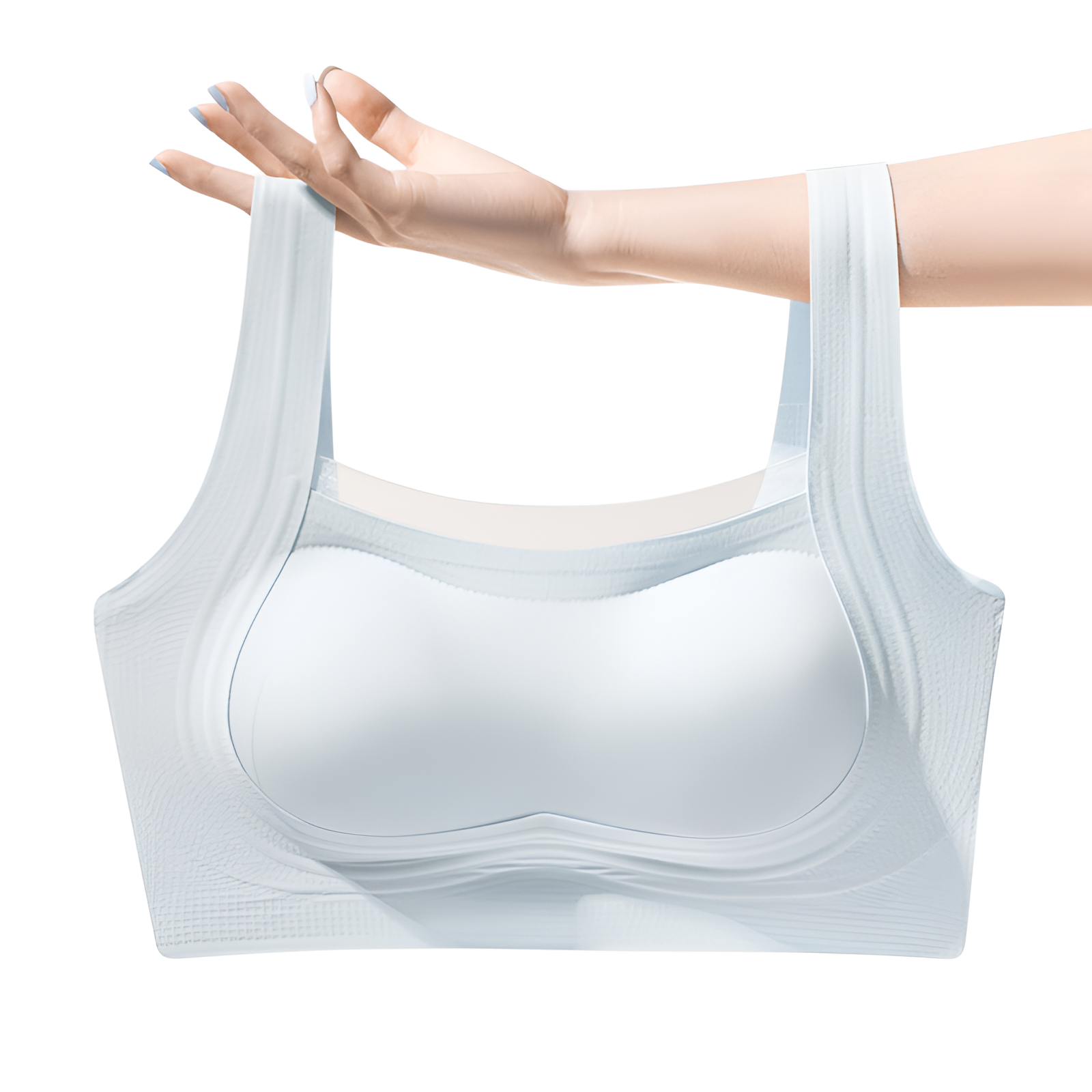 Brelia-jp ゼリーストリップ、ソフトサポート、ギャザーと垂れ防止ブラ、スチールリングなしで持ち上げて美しい背中を実現する女性用メッシュシームレスブラジャー