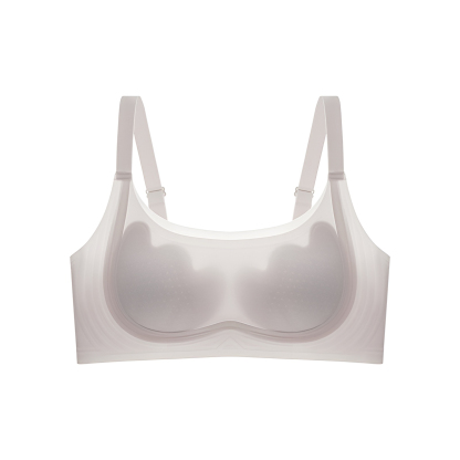 Brelira-JP-女性用スリミング花柄ウサギ耳カップ下着、薄型スタイル、大きな胸、小さな氷の感覚、超薄型スタイル、持ち上げ調整ブラジャー