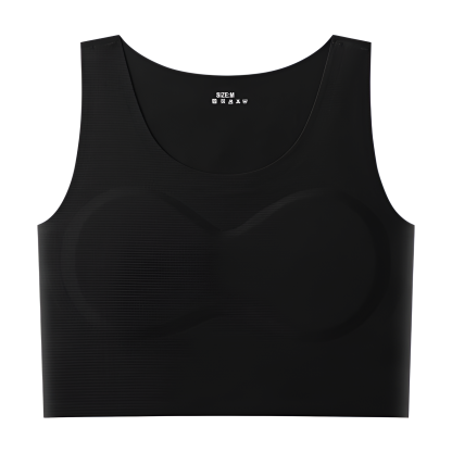 Veimia-JP-胸を縛る下着シームレス胸の形を整える大きな胸を小さく見せる超フラット見えないブラジャーラップ女性コス胸縮小学生