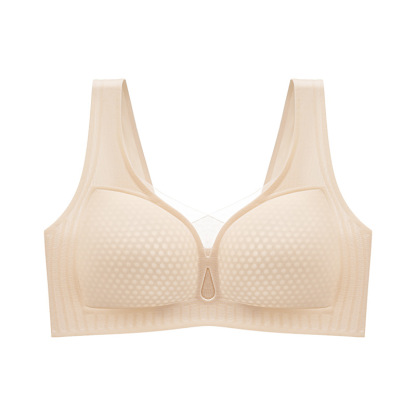 Veimia-JP-ソフトサポート涼感ホールカップシームレスブラジャー