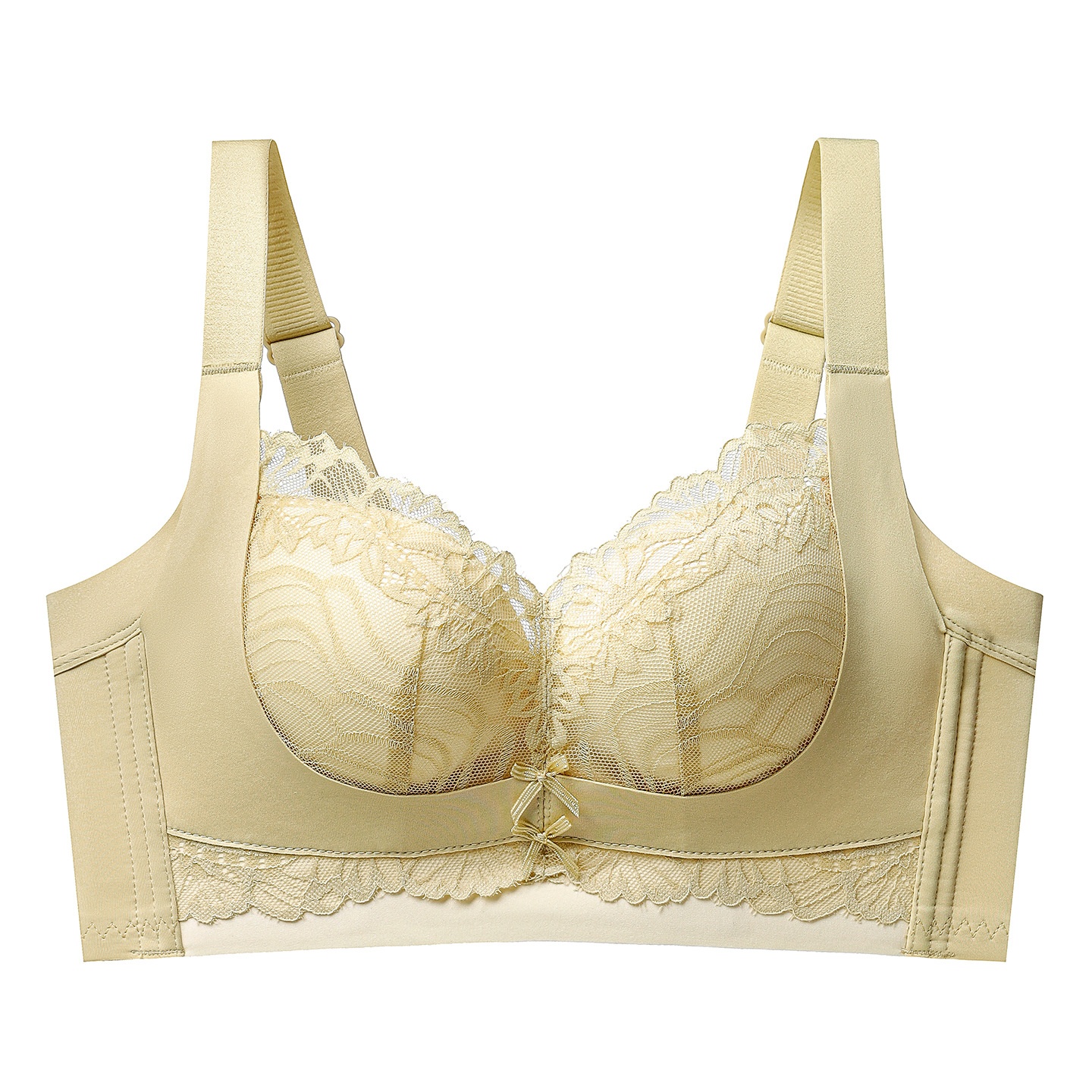 オリジナルの非磁性女性用下着、小胸用プッシュアップブラ、脇乳をサポート、リフトアップしてたるみを防止、ファンデーションのようなシェイプアップブラ。