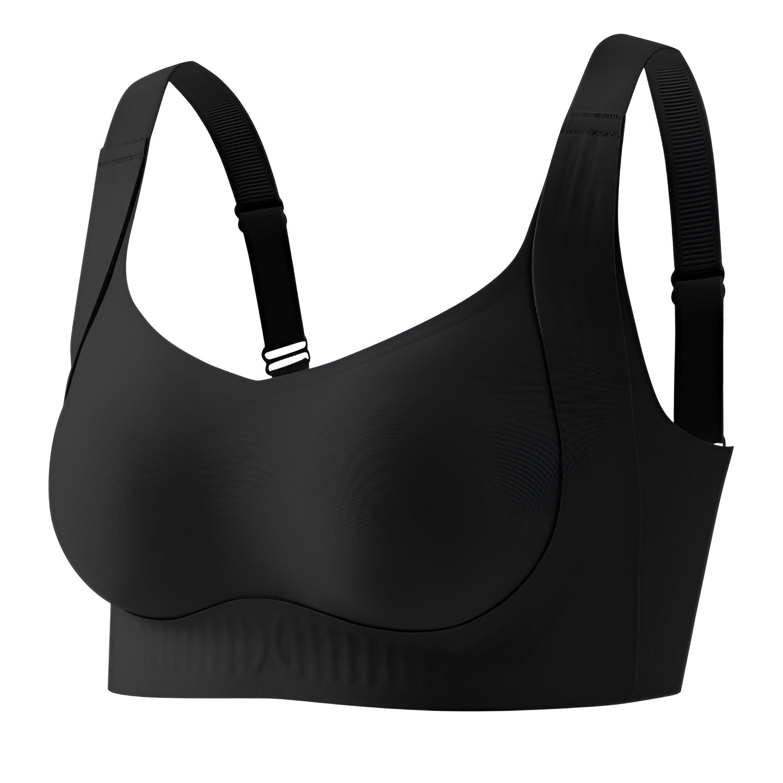 胸が大きいと小さくて細く見える、女性用の薄いシームレス下着、ソフトなサポートとリフト、目に見えないワンピースのたるみ防止固定ブラジャー