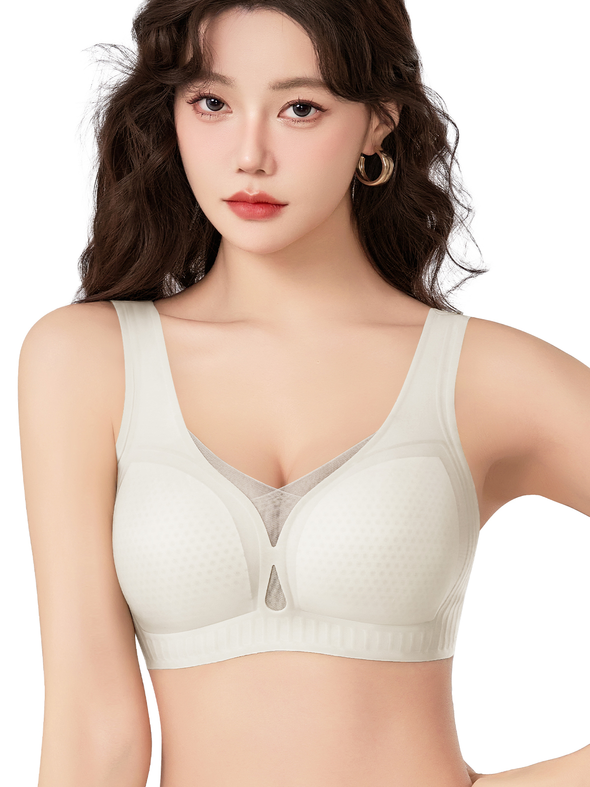 BreLira | 涼感シームレスブラ ソフトサポート フルカップ