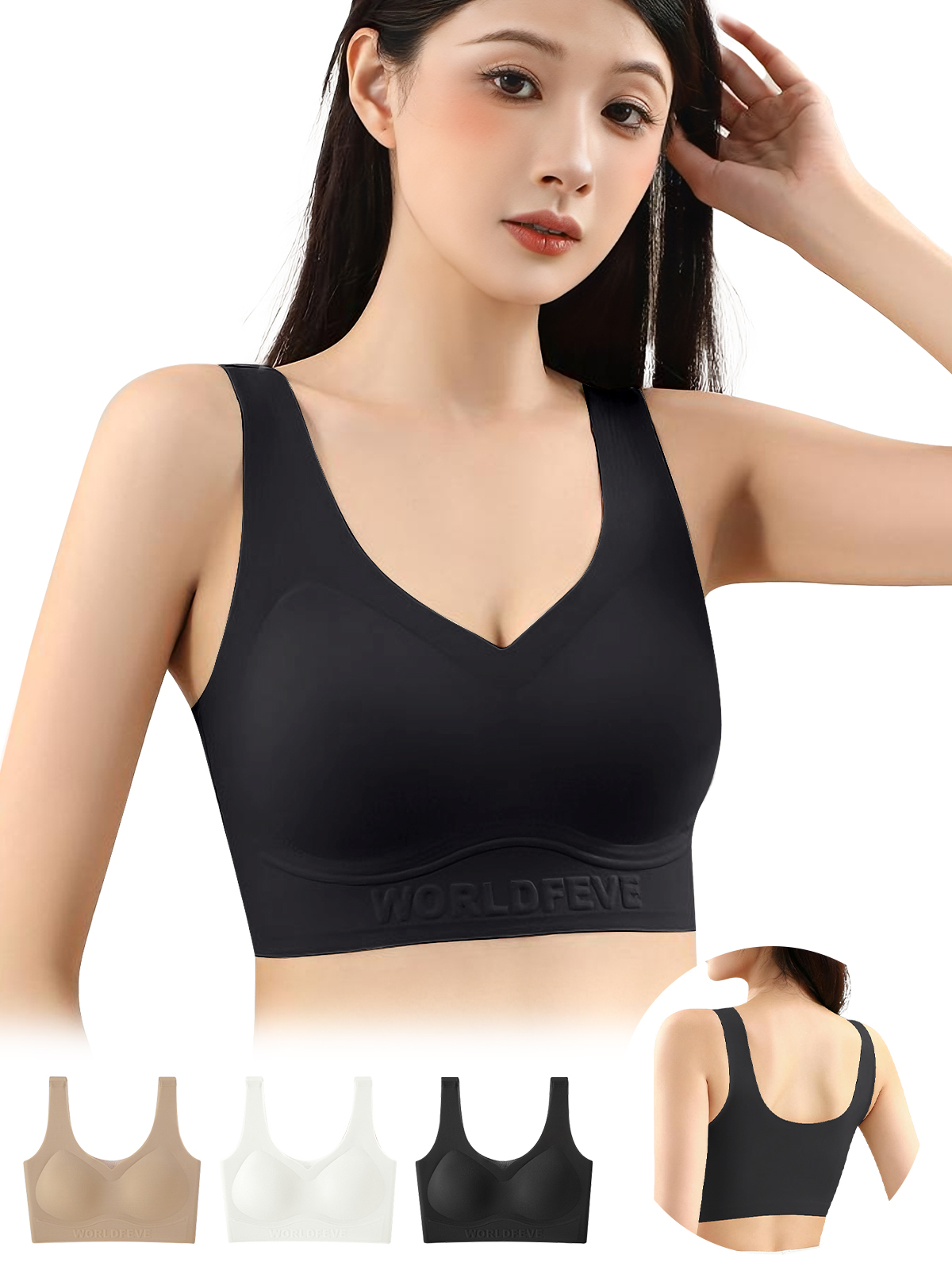 BreLira | チューブトップブラ シームレス 谷間キープ 快適フィット