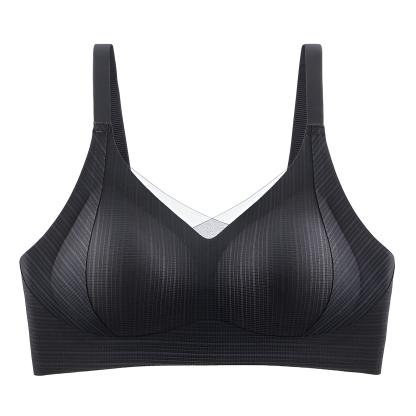 [Brelia-jp] ゼリーストリップスリフト女神下着小さな胸プッシュアップ抗垂れ半固定カップサイド乳房シームレスブラジャー