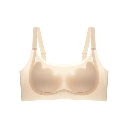 Brelira-JP-女性用スリミング花柄ウサギ耳カップ下着、薄型スタイル、大きな胸、小さな氷の感覚、超薄型スタイル、持ち上げ調整ブラジャー