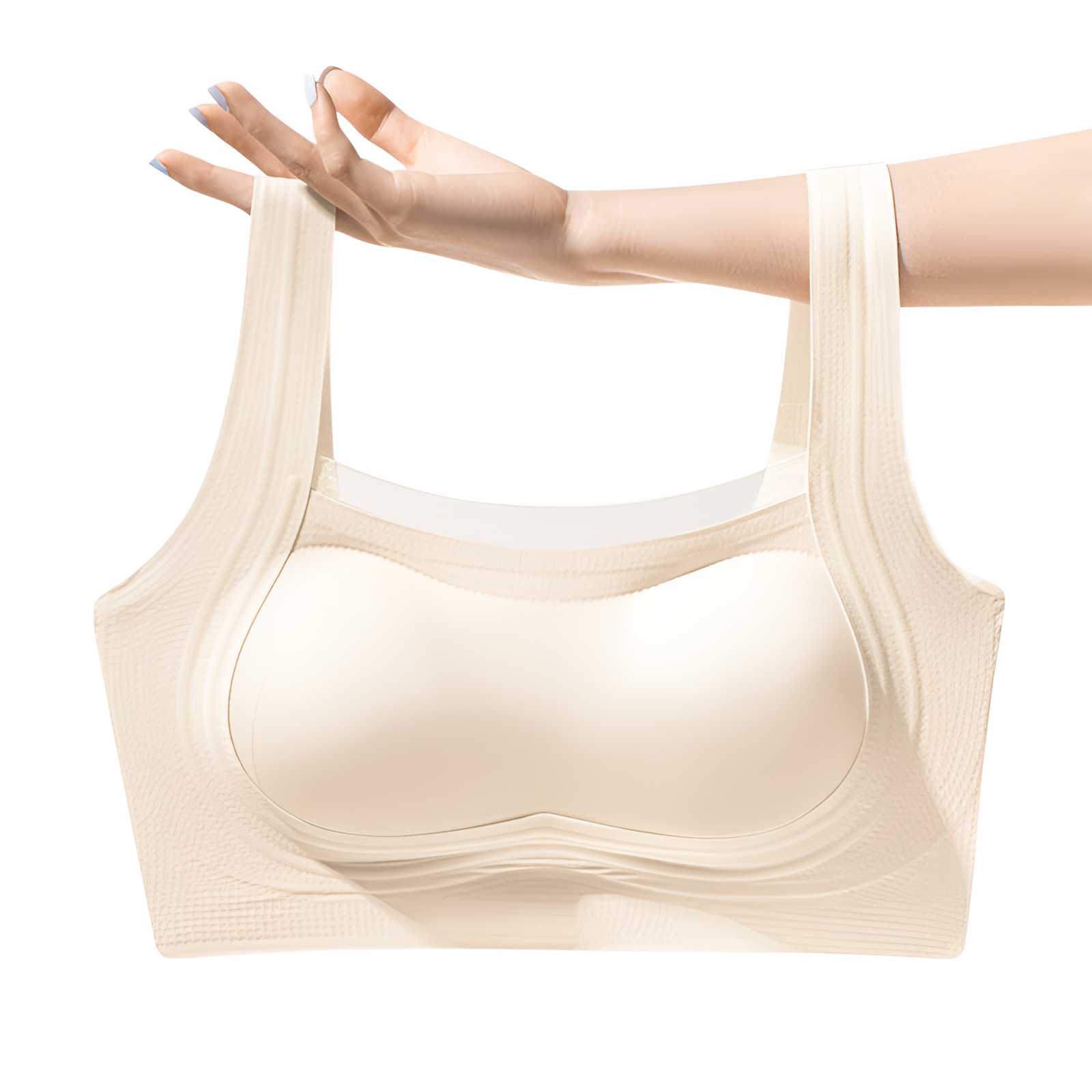 Brelia-jp ゼリーストリップ、ソフトサポート、ギャザーと垂れ防止ブラ、スチールリングなしで持ち上げて美しい背中を実現する女性用メッシュシームレスブラジャー