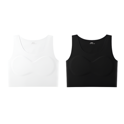 Veimia-JP-胸を縛る下着シームレス胸の形を整える大きな胸を小さく見せる超フラット見えないブラジャーラップ女性コス胸縮小学生