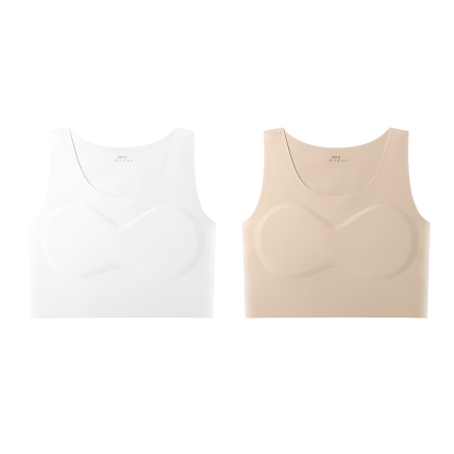 Veimia-JP-胸を縛る下着シームレス胸の形を整える大きな胸を小さく見せる超フラット見えないブラジャーラップ女性コス胸縮小学生