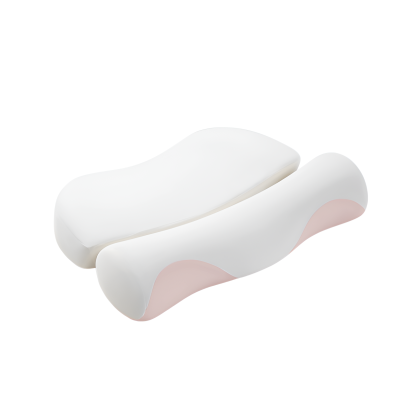 頸椎を保護し、睡眠を助けるアンチアーチ枕、家庭用の特別な枕コアのペア、成人男性用円筒形メモリーフォーム枕コア