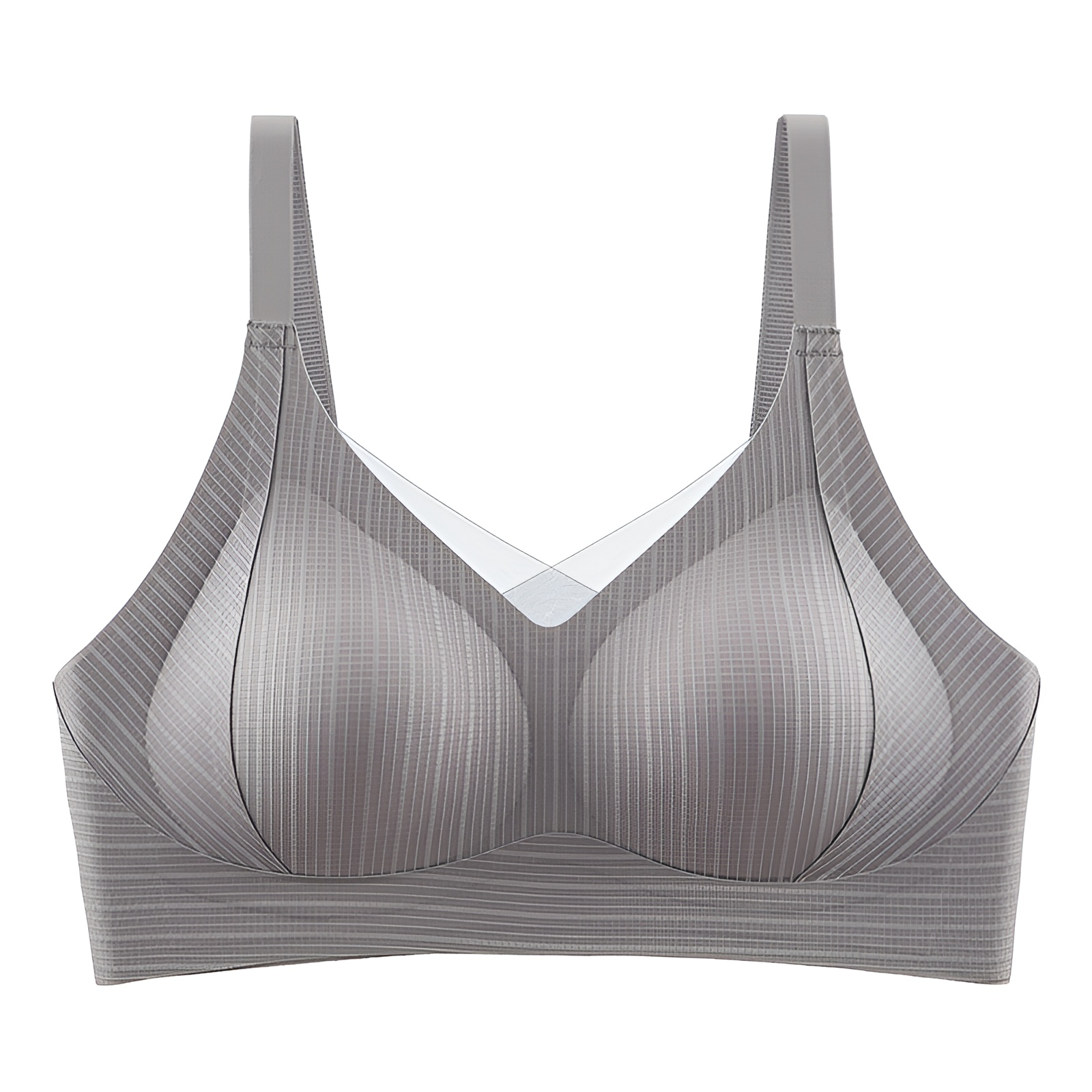 [Brelia-jp] ゼリーストリップスリフト女神下着小さな胸プッシュアップ抗垂れ半固定カップサイド乳房シームレスブラジャー