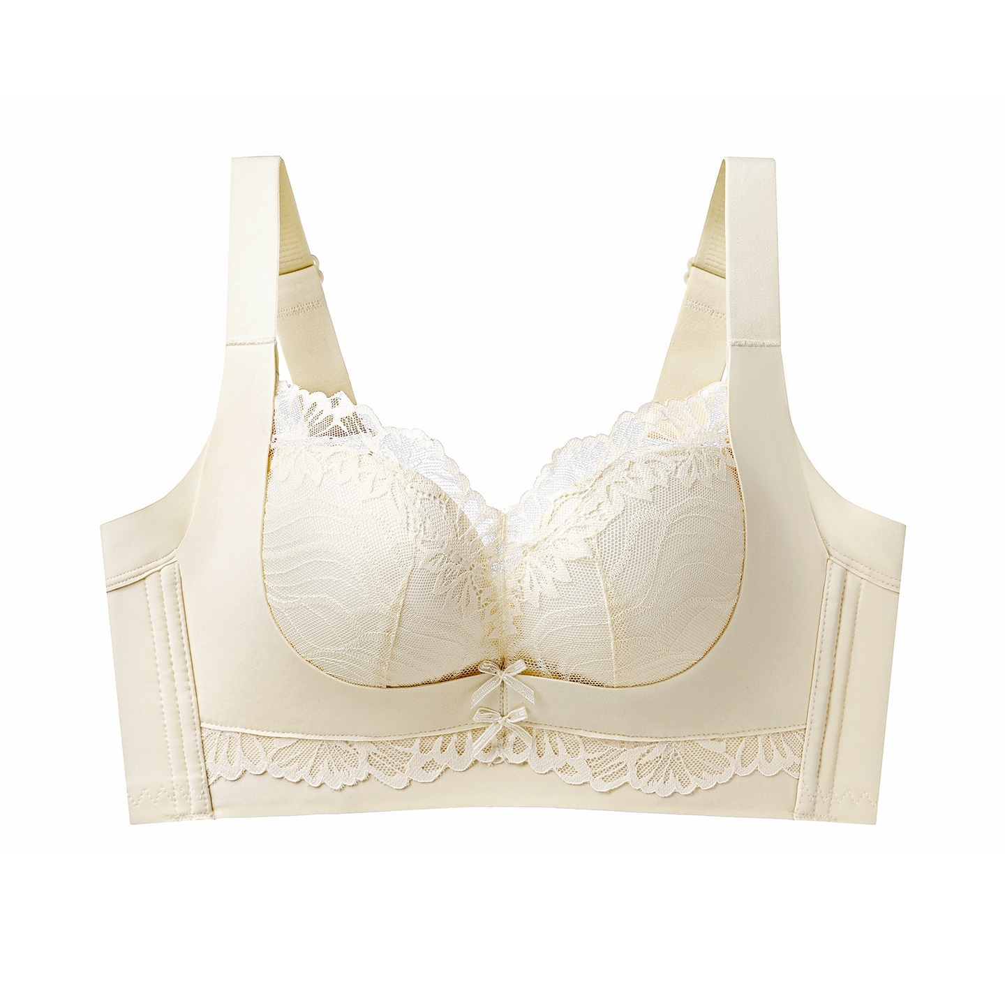 オリジナルの非磁性女性用下着、小胸用プッシュアップブラ、脇乳をサポート、リフトアップしてたるみを防止、ファンデーションのようなシェイプアップブラ。