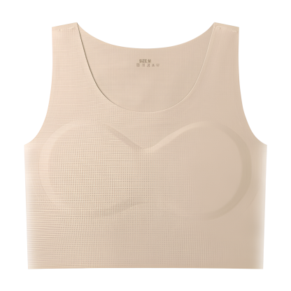 Veimia-JP-胸を縛る下着シームレス胸の形を整える大きな胸を小さく見せる超フラット見えないブラジャーラップ女性コス胸縮小学生