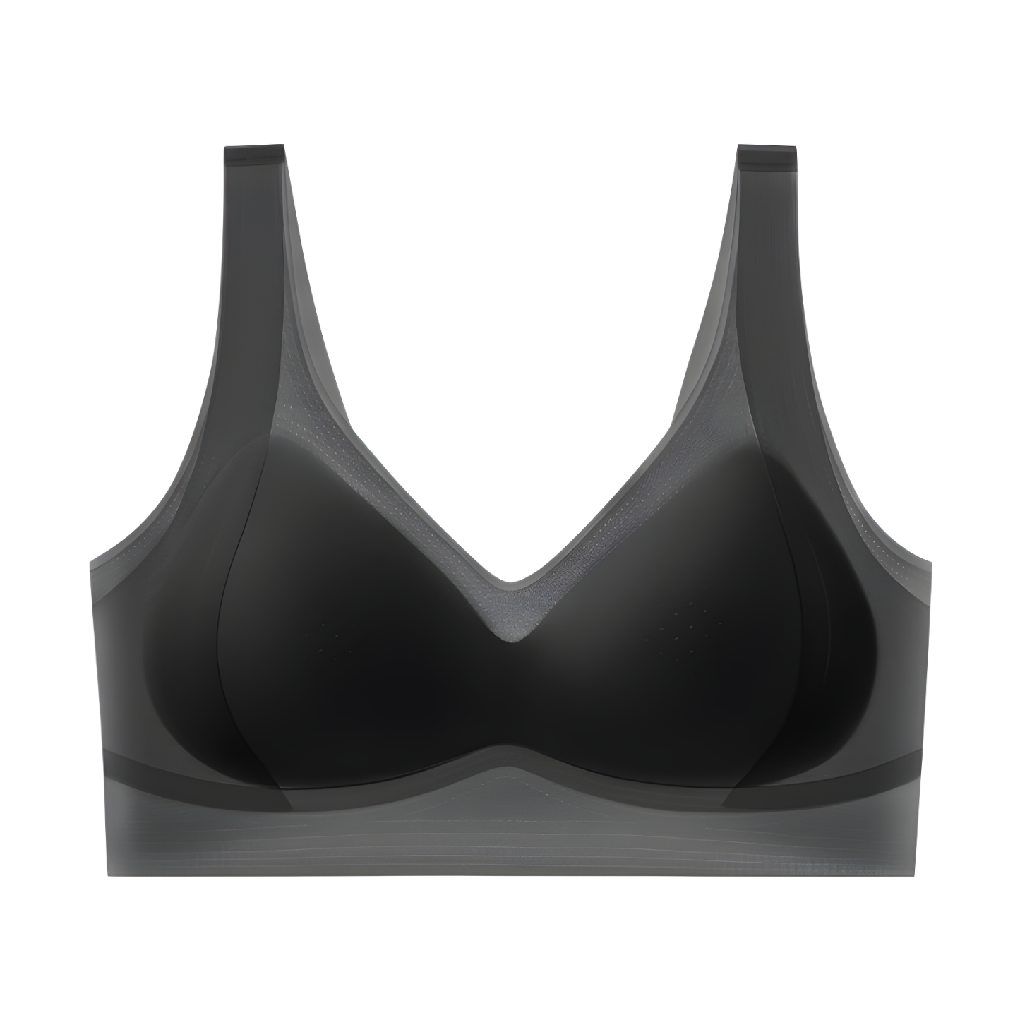 Brelira-JP-シームレスソフトサポートリフティング下着ギャザーなしスチールリングアンチサグベスト薄型固定カップゼリーブラ