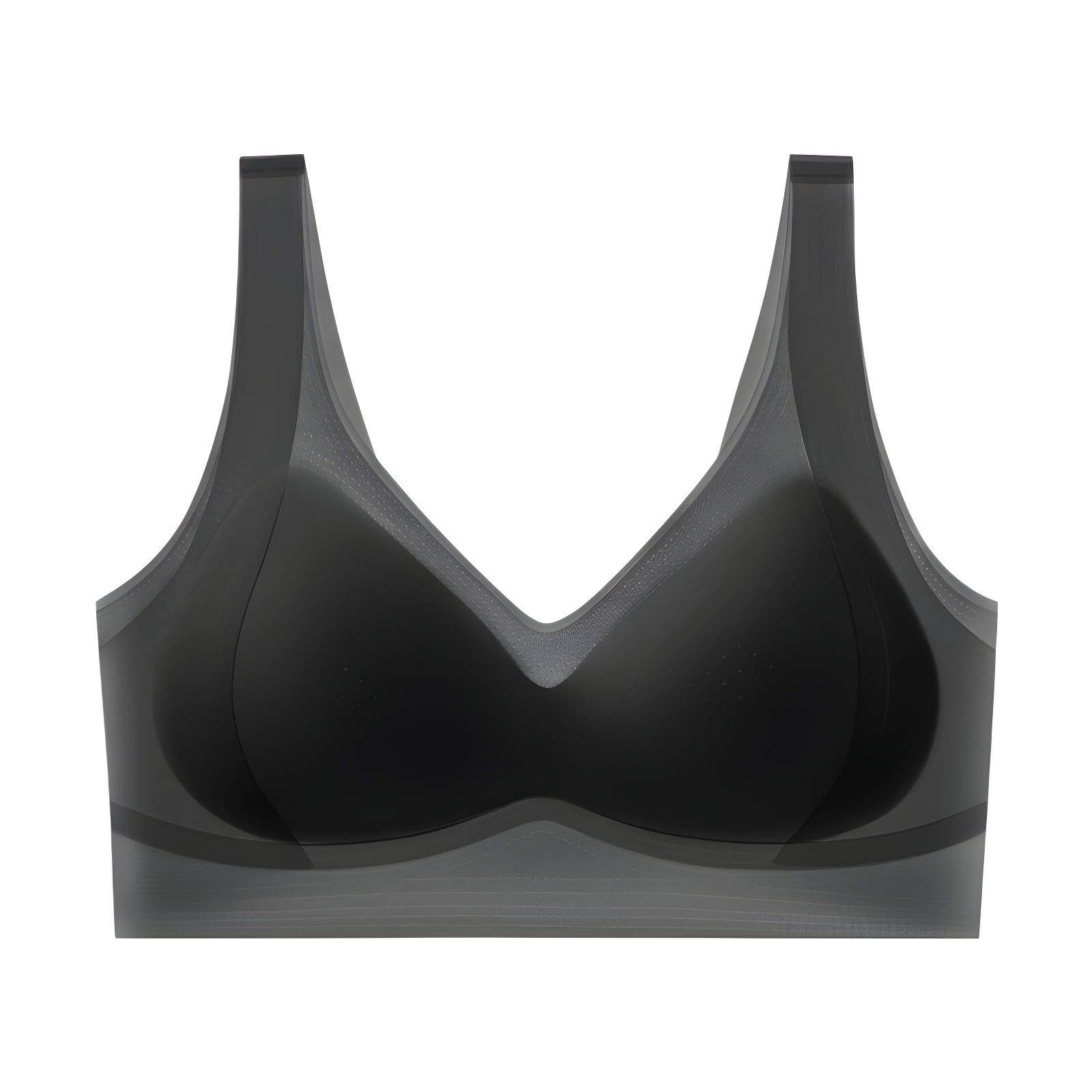 Brelira-JP-シームレスソフトサポートリフティング下着ギャザーなしスチールリングアンチサグベスト薄型固定カップゼリーブラ