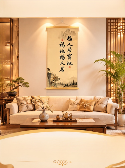 福地福人居掛畫