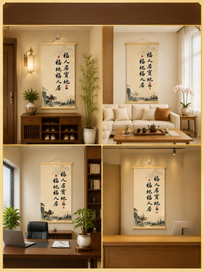 福地福人居掛畫