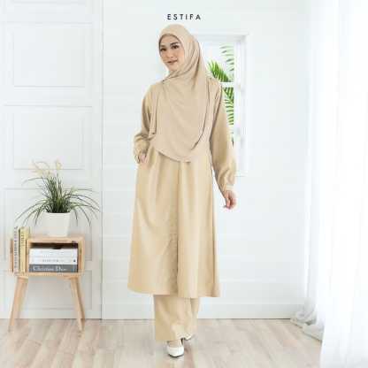 Ayla Suit in Medium Brown