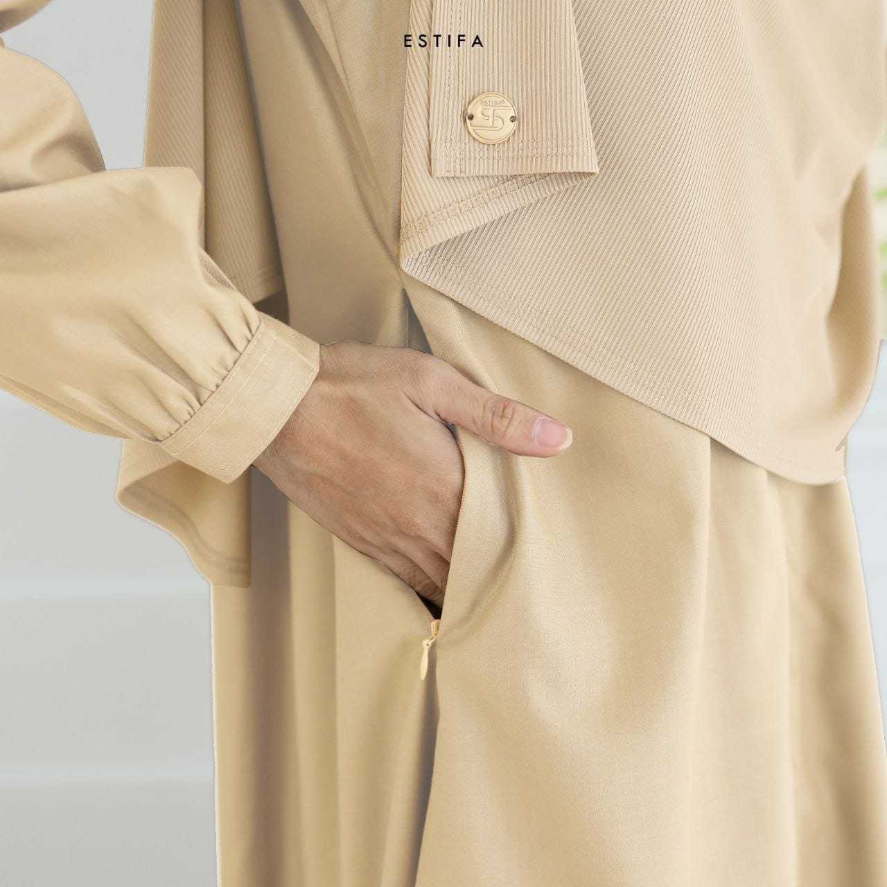 Ayla Suit in Medium Brown