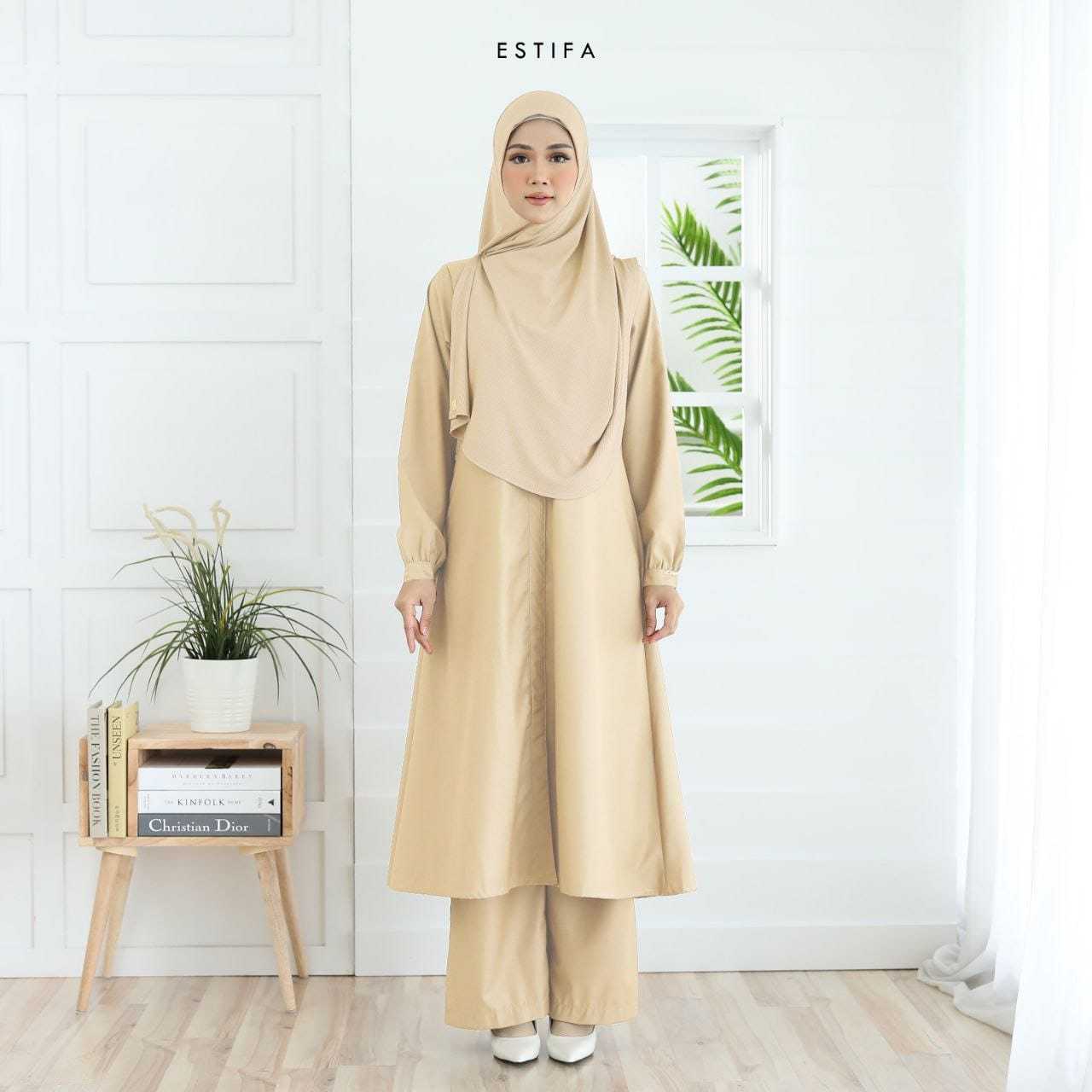 Ayla Suit in Medium Brown