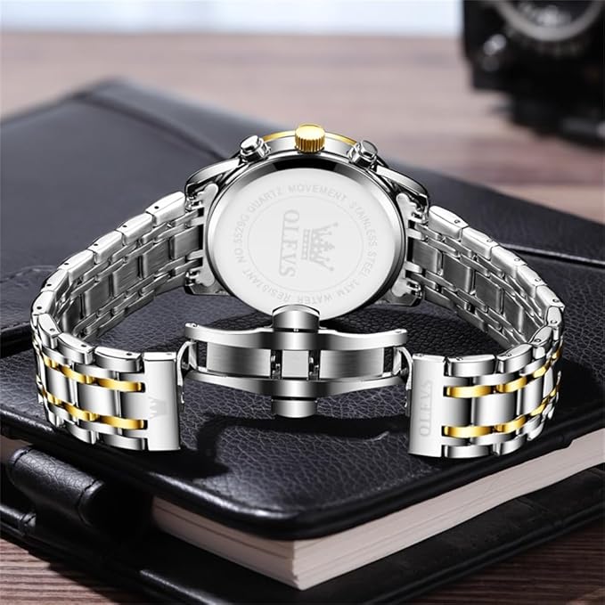 多機能 腕時計 メンズ ステンレスベルト クオーツ ビジネス クラシック 防水 日付 夜光 人気 おしゃれ
