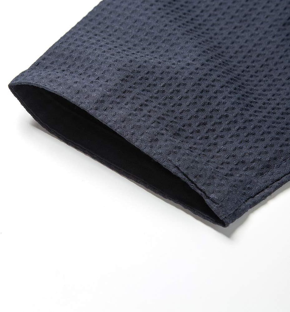 剣道着 蜂巣織 ワッフル道着 剣道 道着 紺 白 綿製