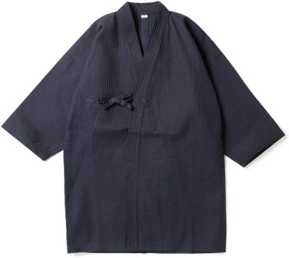 剣道着 蜂巣織 ワッフル道着 剣道 道着 紺 白 綿製