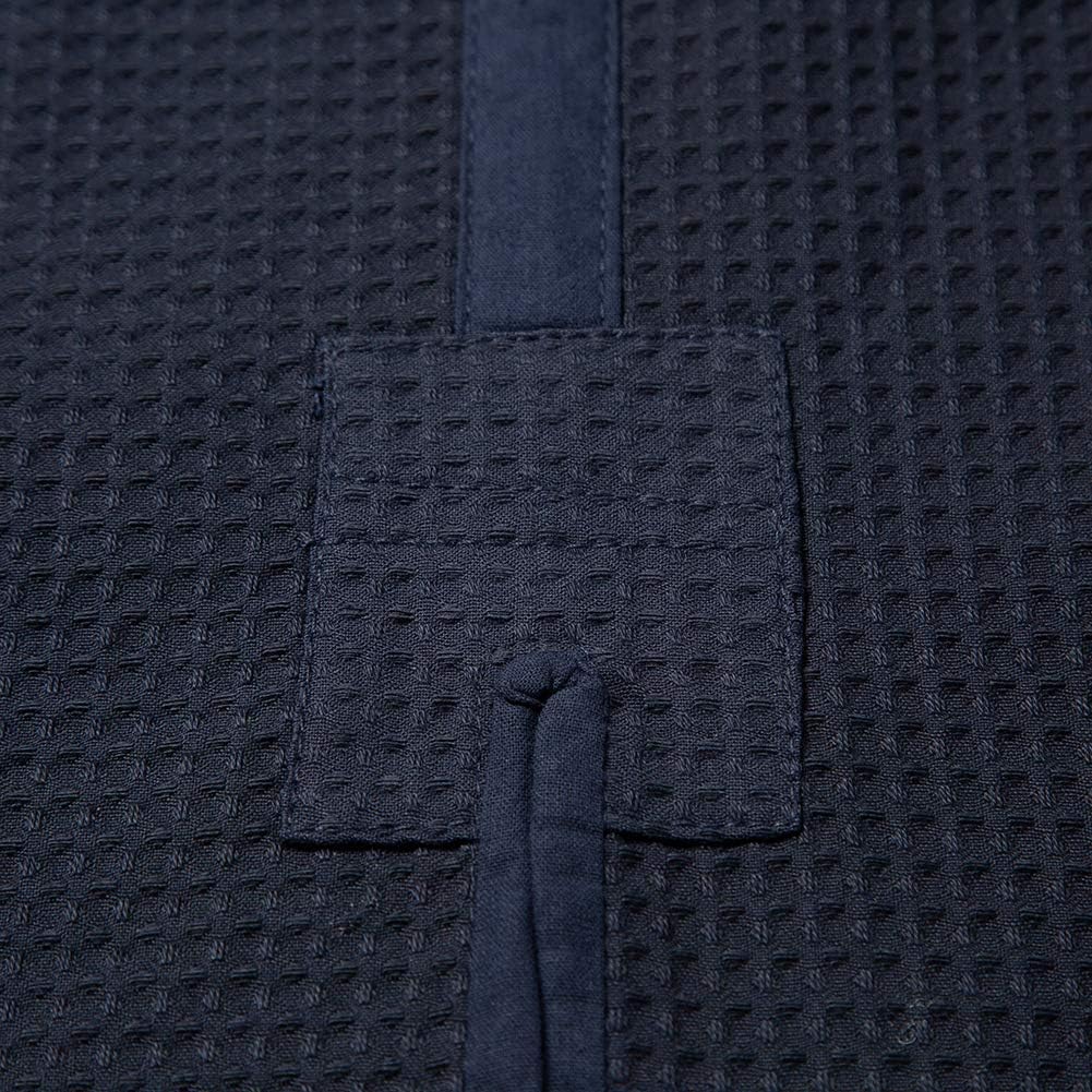 剣道着 蜂巣織 ワッフル道着 剣道 道着 紺 白 綿製