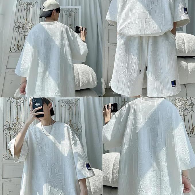 ジャージ メンズ 上下セット 半袖 tシャツ セットアップ メンズ おおきいサイズ tシャツ ハーフパンツ カジュアル スポーツウェア ルームウェア おしゃれ 春 夏 秋 部屋着