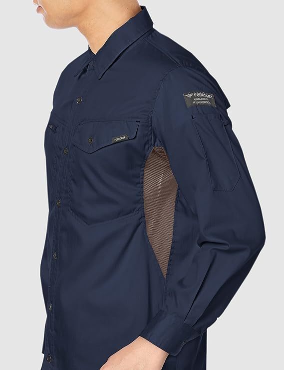 夏用 作業服 長袖シャツ サマーソルジャー長袖シャツ 吸水速乾 消臭機能