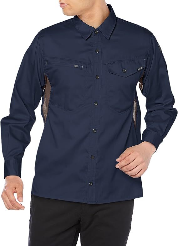 夏用 作業服 長袖シャツ サマーソルジャー長袖シャツ 吸水速乾 消臭機能