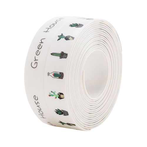 Átlátszó mosogató gyönyörű varrás penészedésgátló matricák szegély vízálló olajálló matricák