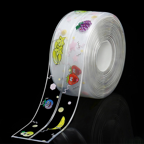 Átlátszó mosogató gyönyörű varrás penészedésgátló matricák szegély vízálló olajálló matricák