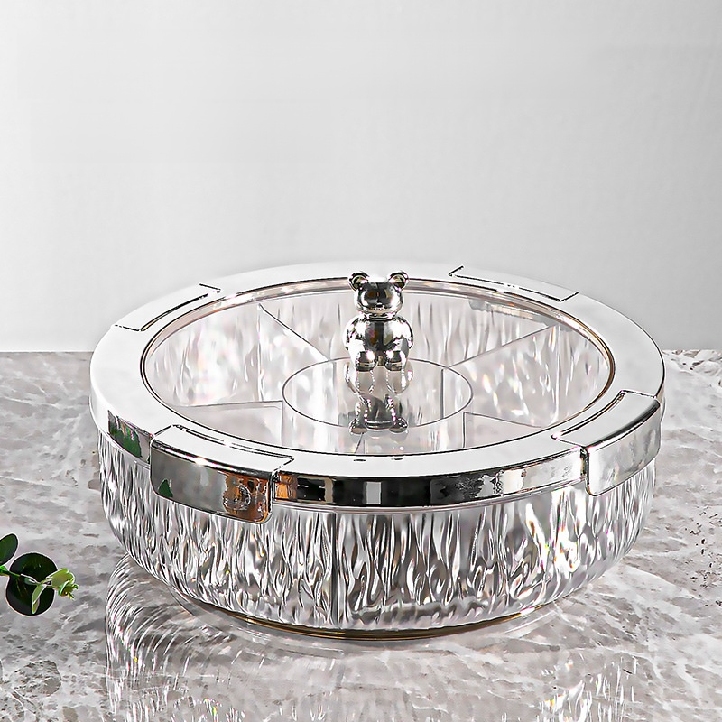 Household Sealed Rotating Snack Fruit Tray - Order with Notes